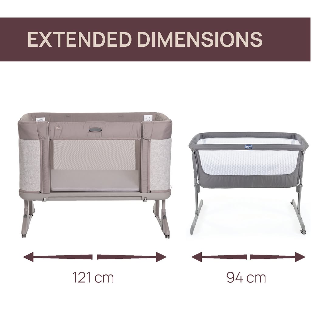 Chicco Next2Me Forever co-sleeper -Almond - Forsala 13. nóvember - Image 12