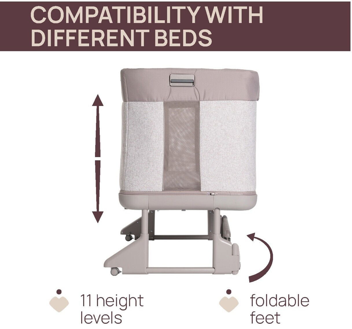 Chicco Next2Me Forever co-sleeper -Almond - Forsala 13. nóvember - Image 11