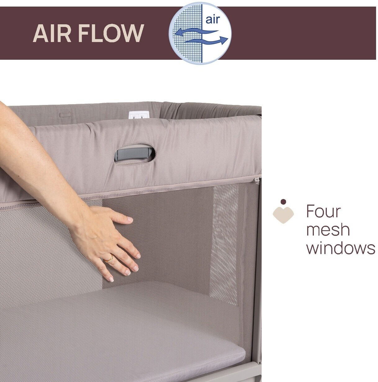 Chicco Next2Me Forever co-sleeper -Almond - Forsala 13. nóvember - Image 9