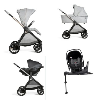 Chicco Bellagio kerra með vagnstykki Lunar Rock 0-22kg - bílstóll og 360 isofix base