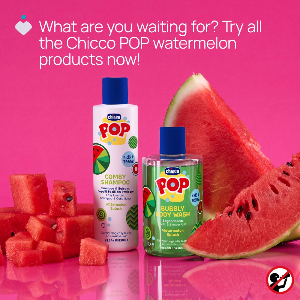 Chicco Bubbly Body Wash með vatnsmelónu ilm - Image 7