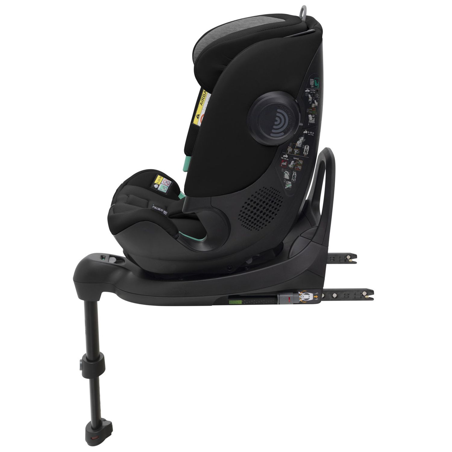 Chicco Full-Seat bílstóll I-size ÁN base 360° fyrir 61-150cm - Svartur - Image 13