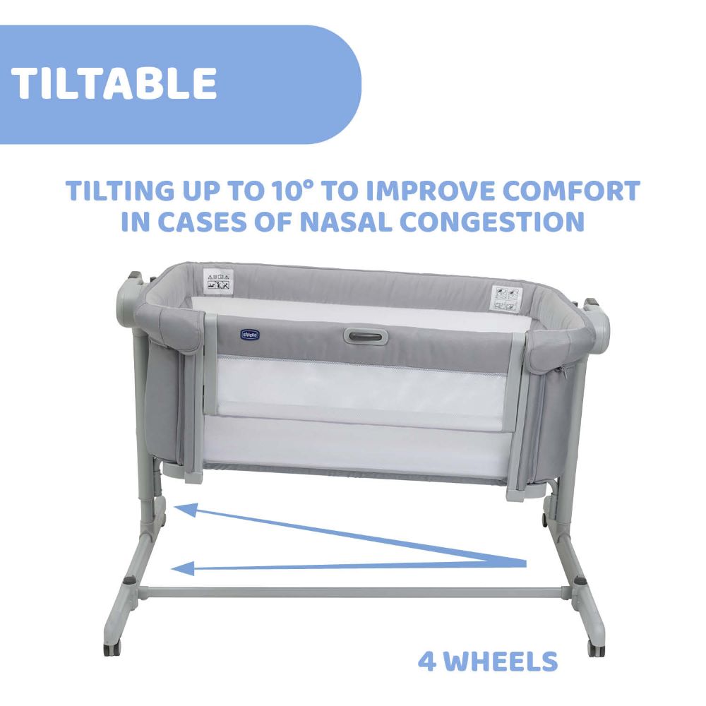 Chicco Next2Me Magic Evo co-sleeper- Ljósgrá - FORSALA 23. JANÚAR - Image 2