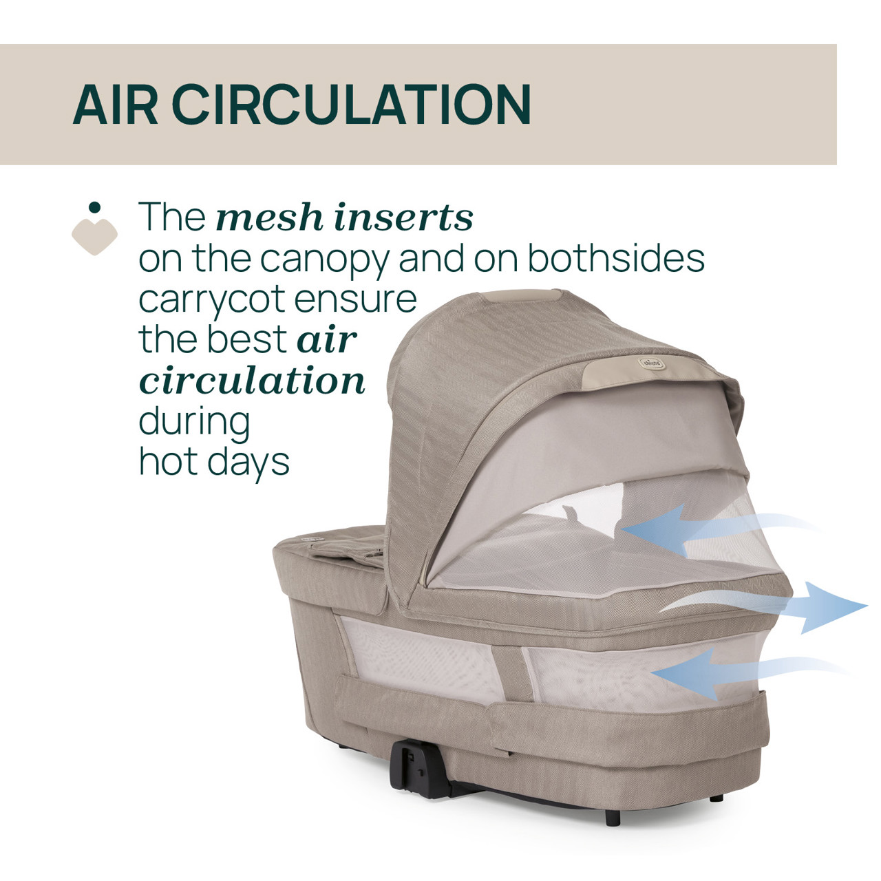 Chicco Bellagio Primo kerra með vagnstykki Como lake með Chicco Kory bílstól og 360 gráðu isofix base - FORSALA KEMUR 7.OKTOBER - Image 34