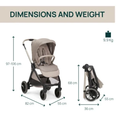 Chicco Bellagio Primo kerra með vagnstykki Como lake með Chicco Kory bílstól og 360 gráðu isofix base - FORSALA KEMUR 7.OKTOBER - Image 8