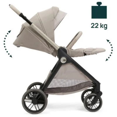Chicco Bellagio Primo kerra með vagnstykki Como lake með Chicco Kory bílstól og 360 gráðu isofix base - FORSALA KEMUR 7.OKTOBER - Image 20